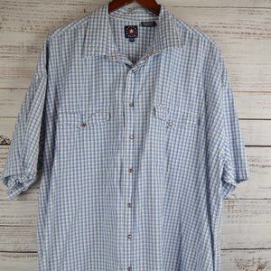 Vintage Panhandle Slim Mens XXL Purple Pearl Snap Western Shirt USA READ